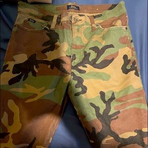 Camo print Polo pants